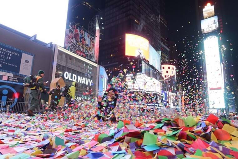 Festa de Ano Novo na Times Square