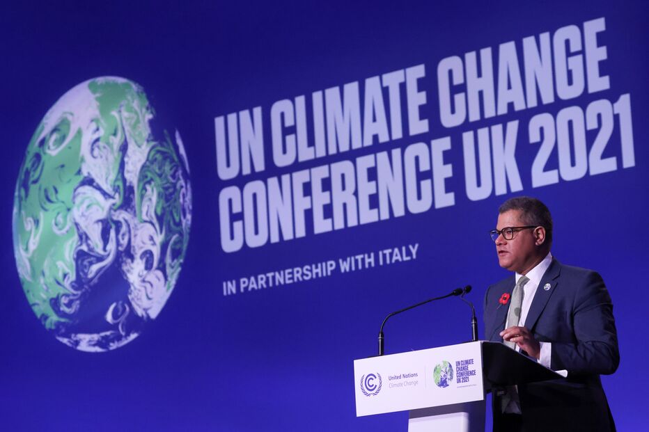 Presidente da cimeira do clima (COP26), Alok Sharma, Glasgow, clima, alterações climáticas