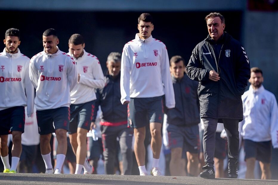 Braga, treino, futebol, Carlos Carvalhal