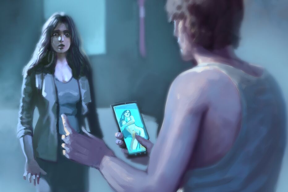 chantagem, telemóvel, fotos