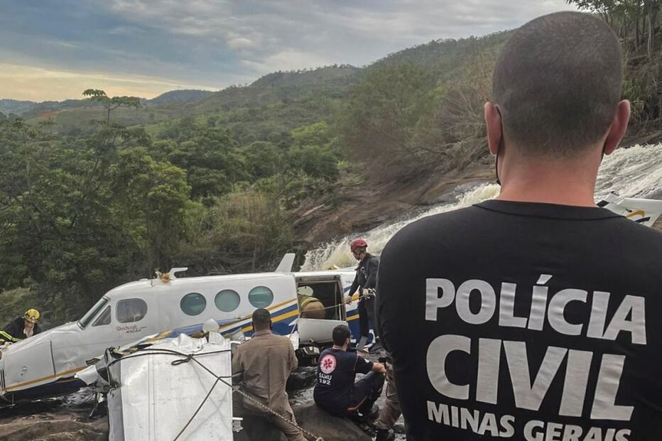 As imagens do acidente de avião onde Marília Mendonça morreu