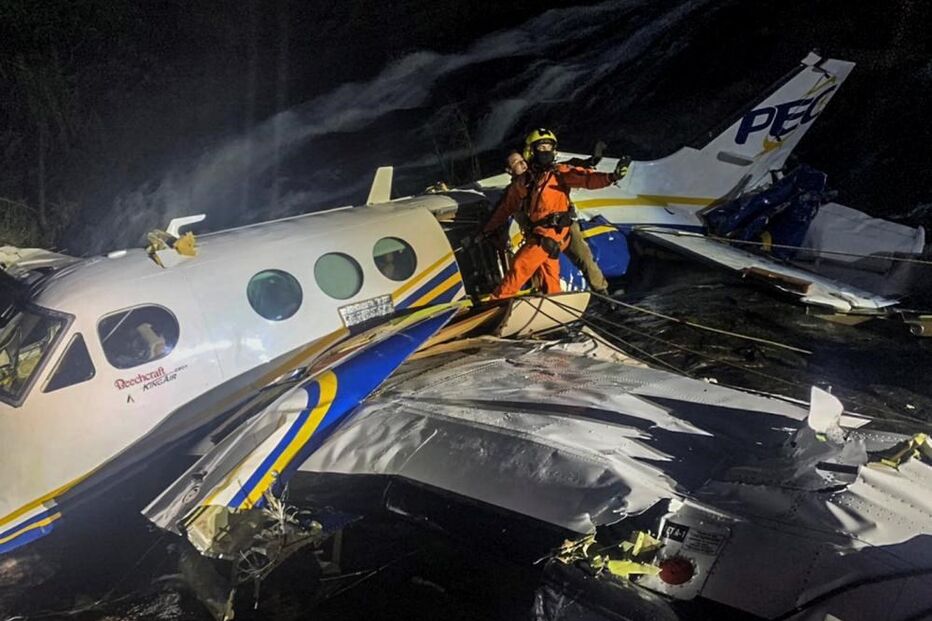 As imagens do acidente de avião onde Marília Mendonça morreu