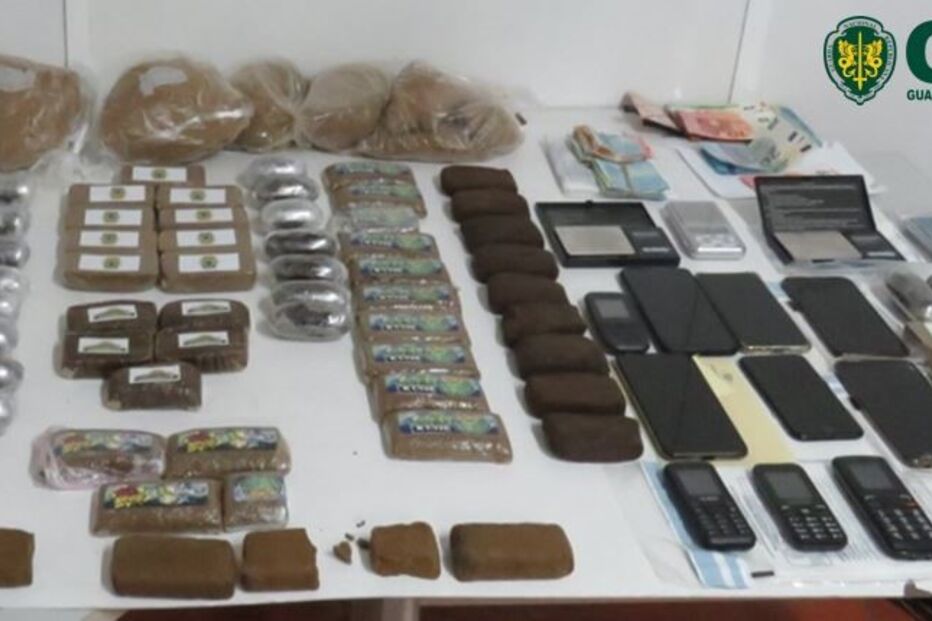 Droga apreendida pela GNR