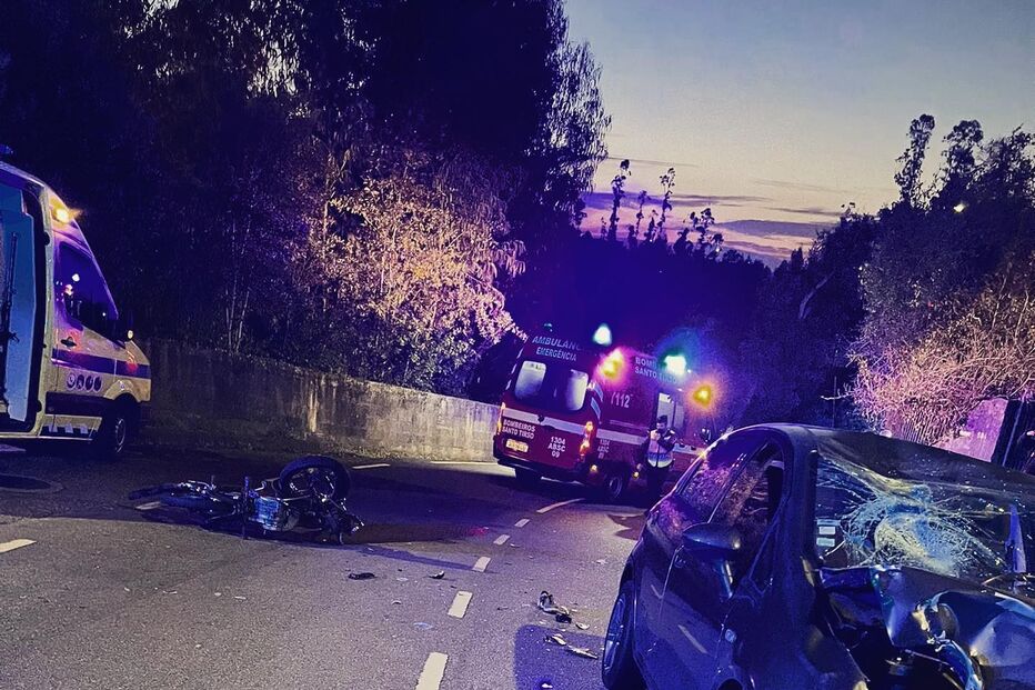 Acidente em Santo Tirso