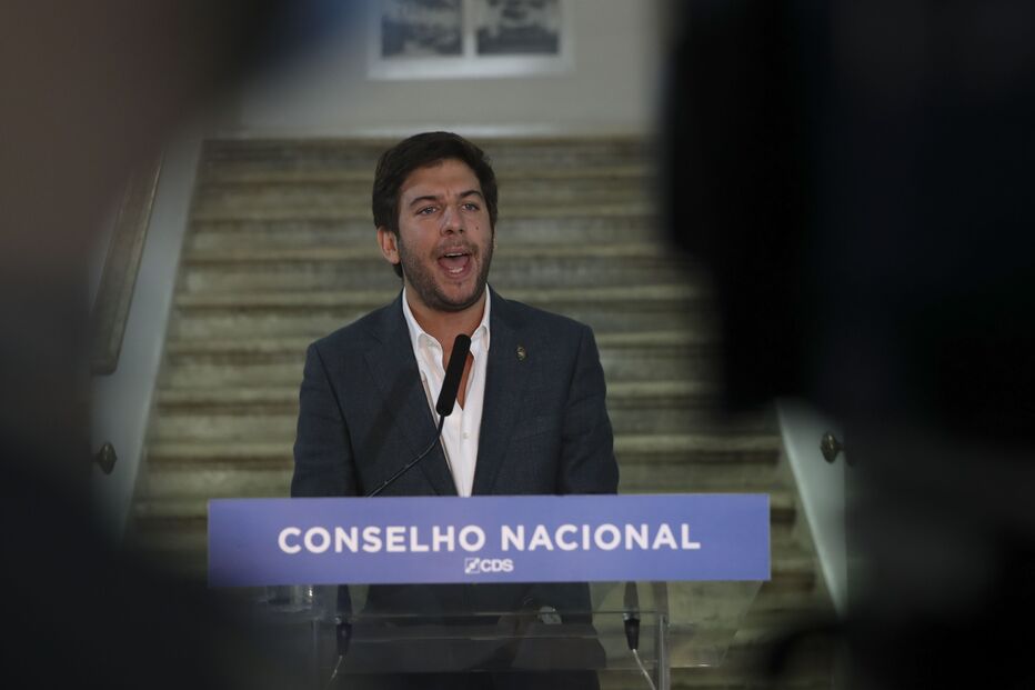 Presidente do CDS, Francisco Rodrigues dos Santos