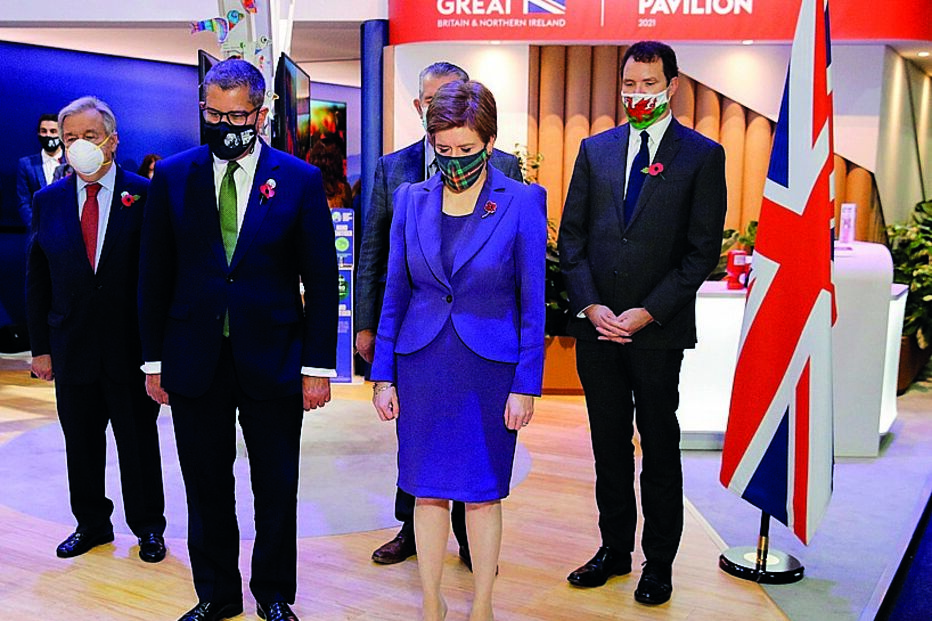 António Guterres, Alok Sharma, COP26