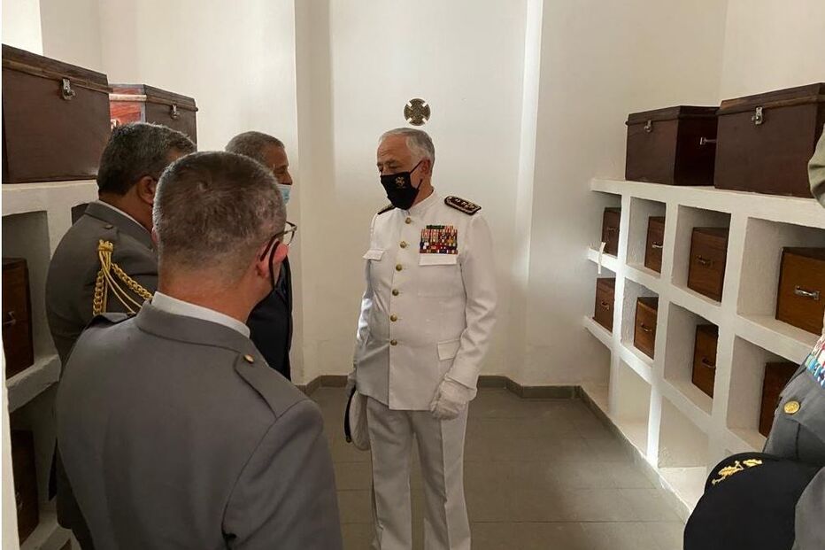 Chefe do Estado-Maior-General das Forças Armadas presta homenagem a militares portugueses sepultados na Guiné-Bissau