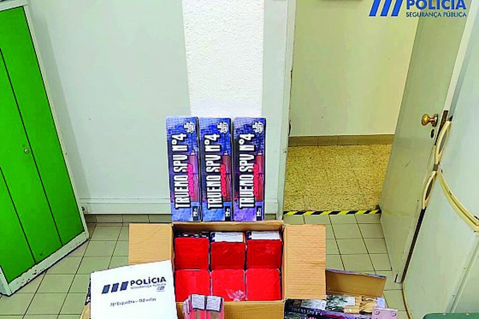 Material apreendido pela PSP 