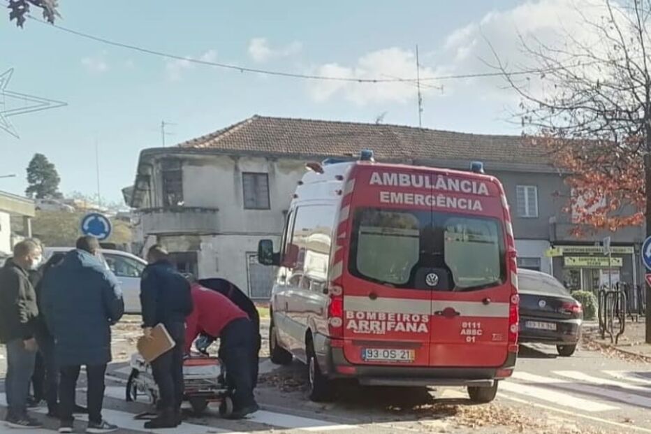 socorro, atropelamento, santa maria da feira