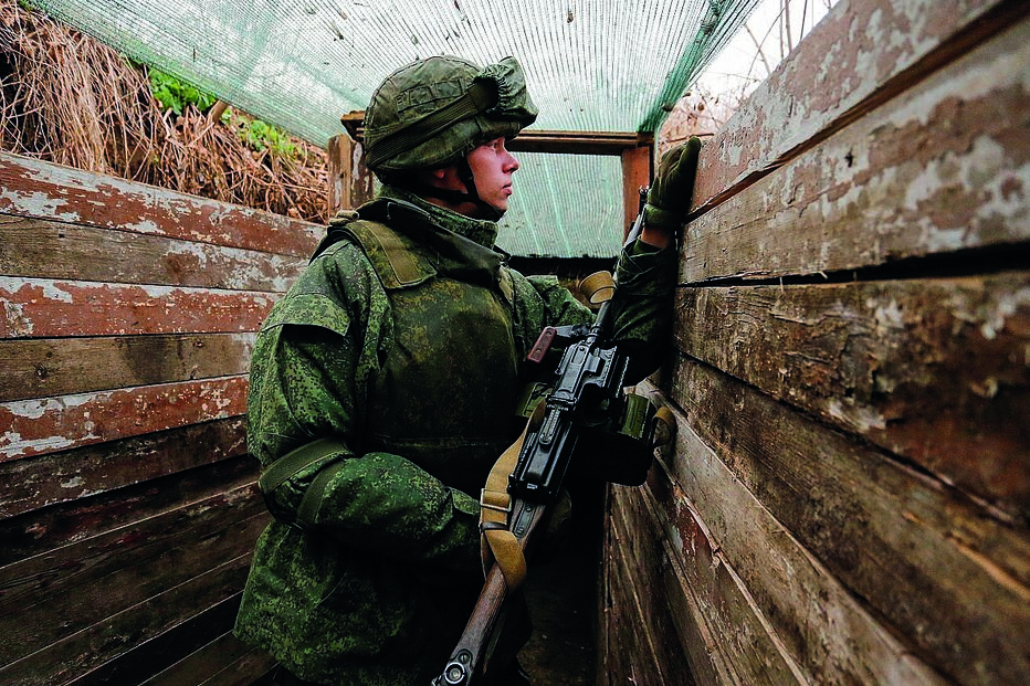 Nacionalistas ucranianos pró-russos controlam a região do Donbass desde 2014 