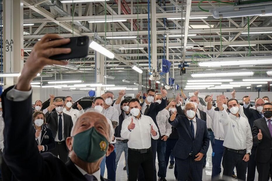 Marcelo na Autoeuropa