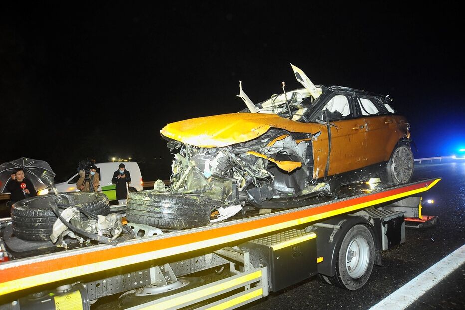 Ivo Lucas seguia a 128 quilómetros/hora no momento do acidente que matou Sara Carreira