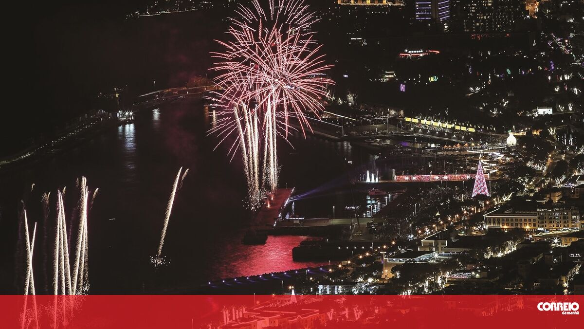 New Year’s Eve Portugal at the window to see fireworks at the start of 2022 Society europe