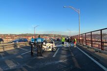 Acidente na Ponte 25 de Abril condiciona circulação no sentido Almada-Lisboa