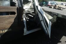 Colisão, carro, camião, gaia