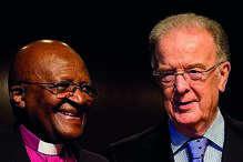Desmond Tutu com Jorge Sampaio