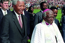 Desmond Tutu com Mandela