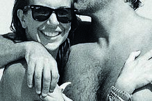 Ana Garcia Martins com o namorado