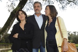 Rogério Samora com Rita Blanco e MJ Luís