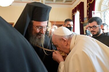  Chrysostomos II, Papa Francisco