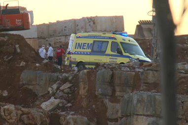 Dois trabalhadores feridos, um dos quais em estado grave, em explosão numa pedreira em Alcobaça