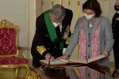 Gouveia e Melo já tomou posse como Chefe do Estado-Maior da Armada