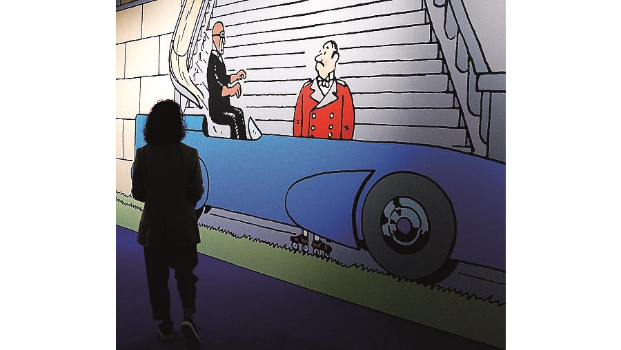 Exposição do Tintin na Gulbenkian