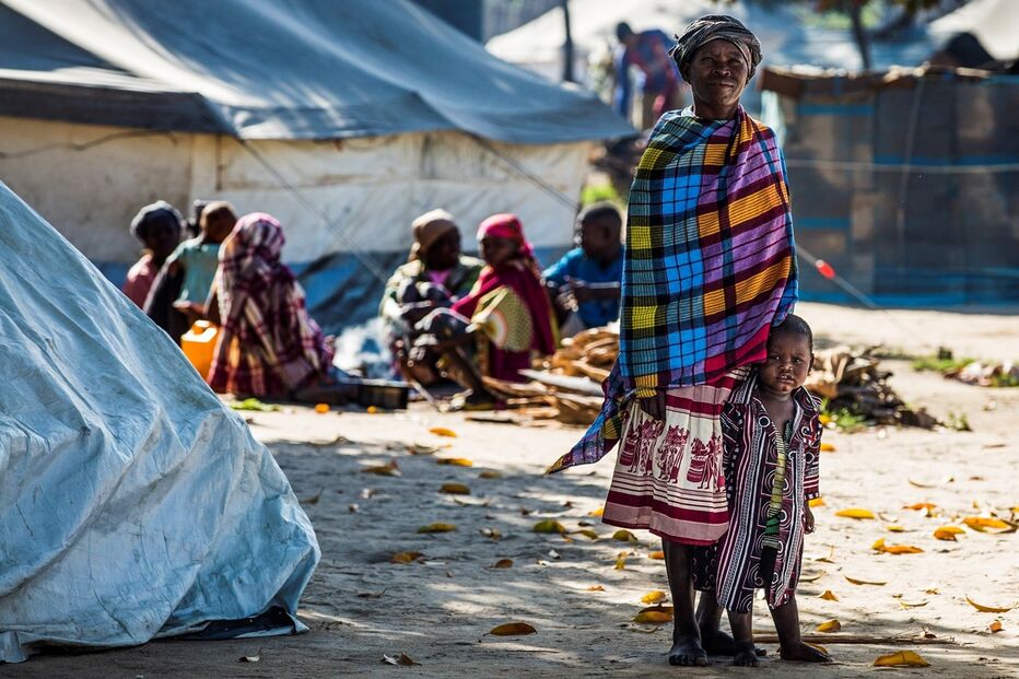 Jovens em Moçambique