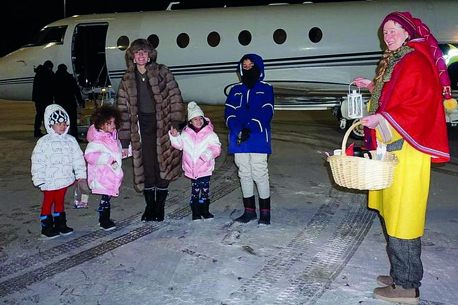 Georgina viajou com filhos de Ronaldo até à Lapónia