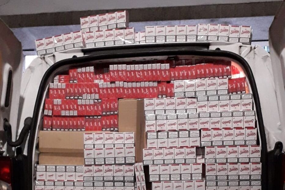 Apreensão de cigarros