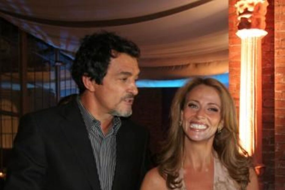 Rogério Samora com Alexandra Lencastre