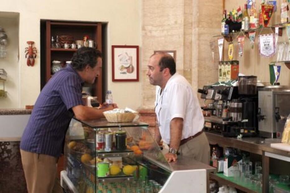 Rogério Samora com José Raposo