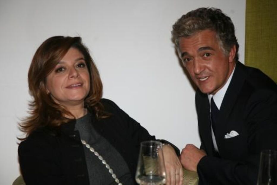 Rogério Samora com Júlia Pinheiro