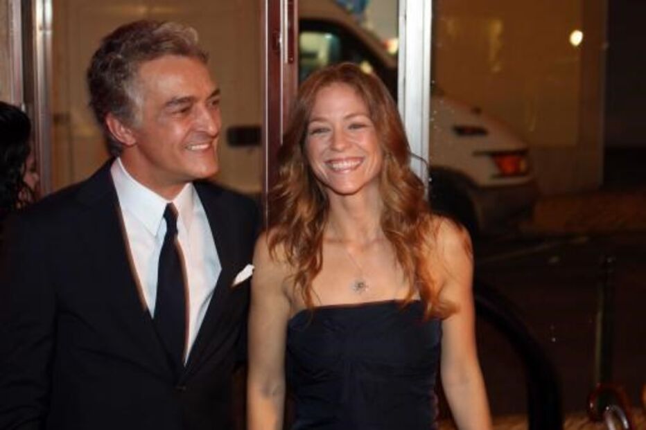 Rogério Samora com Paula Lobo Antunes