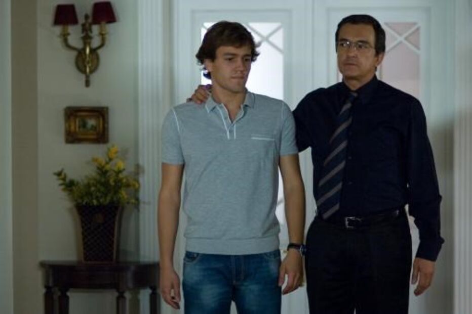 Rogério Samora com Pedro Teixeira