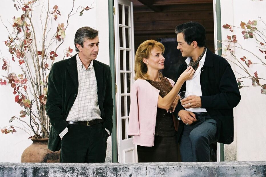 Rogério Samora com Alexandra Lencastre