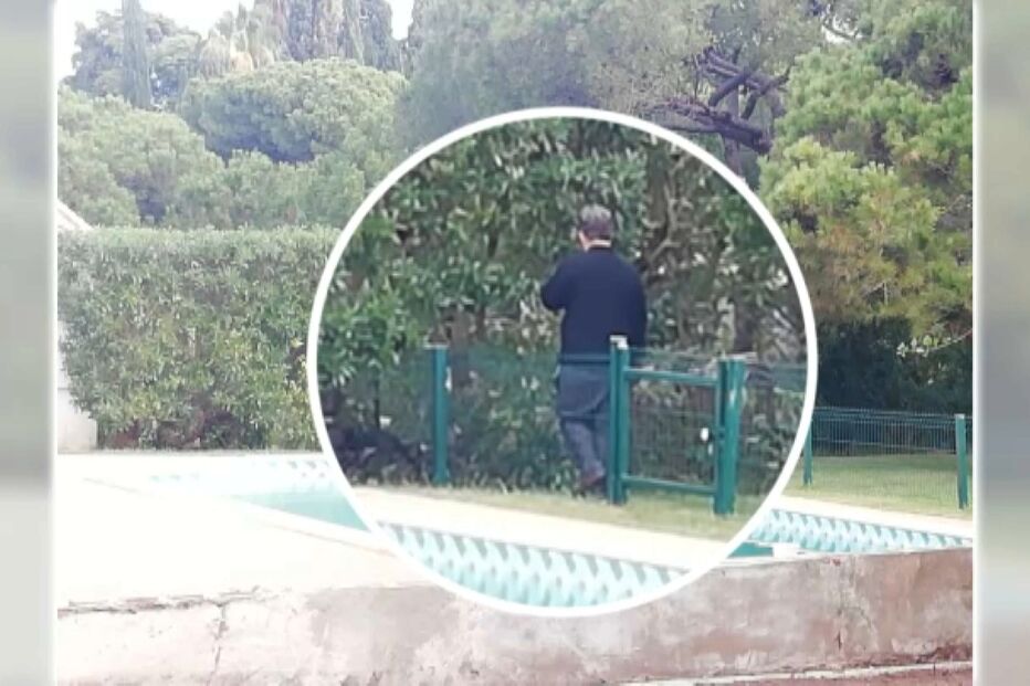 Imagens exclusivas mostram Manuel Pinho em prisão domiciliária no Algarve