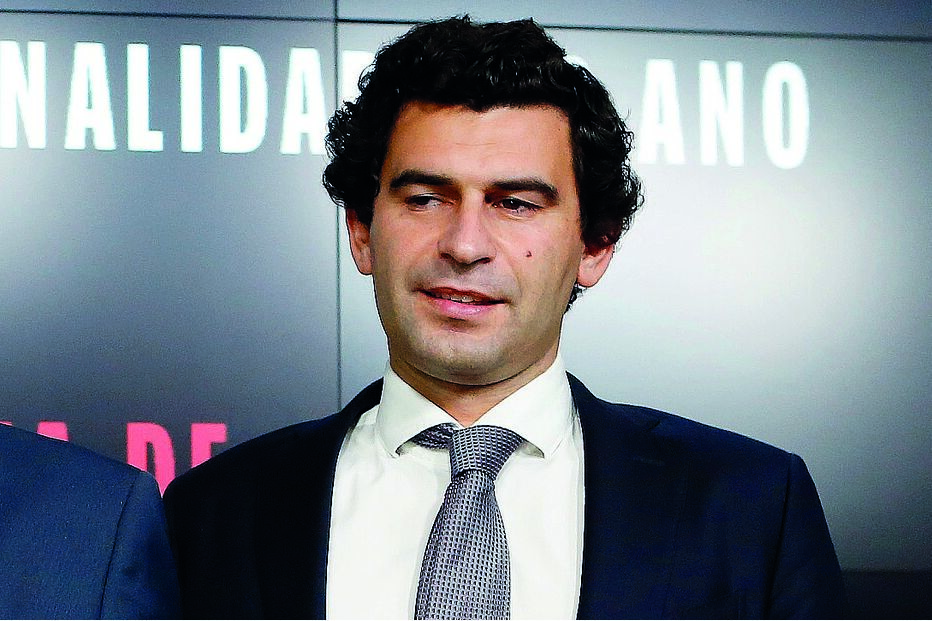 Fernando Santos com o filho, Luís