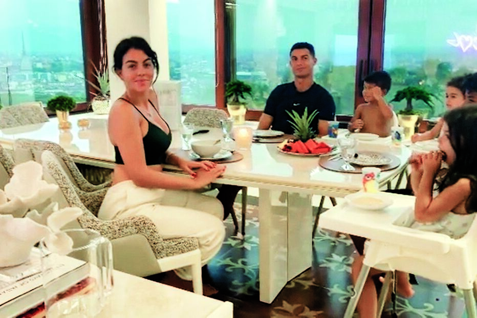 Georgina tem sido um grande apoio para o craque português