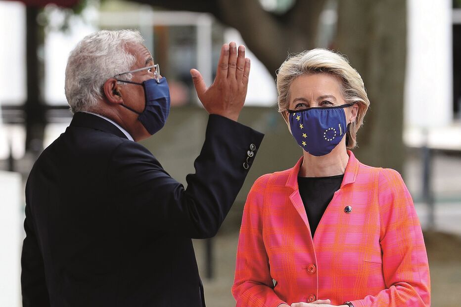 António Costa com Ursula von der Leyen