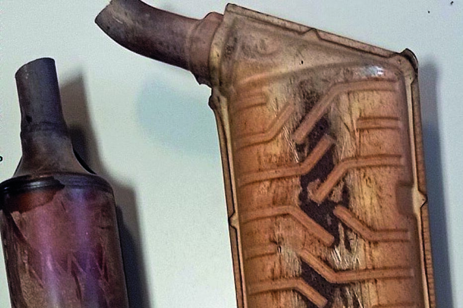 Catalisadores apreendidos