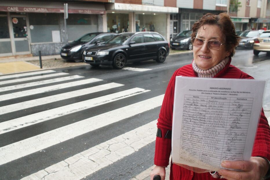abaixo assinado, passadeira, alcobaça, EN8
