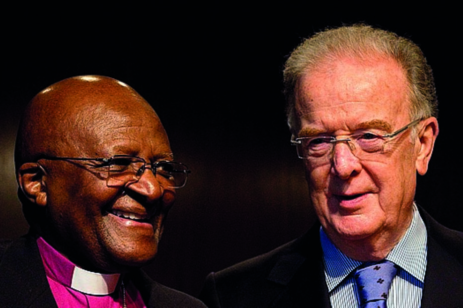 Desmond Tutu com Jorge Sampaio