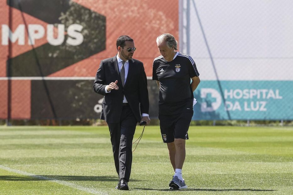 Rui Pedro Braz e Jorge Jesus