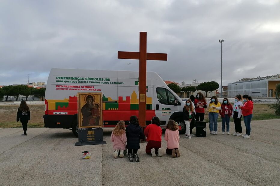 Símbolos, peregrinação, jornada da juventude