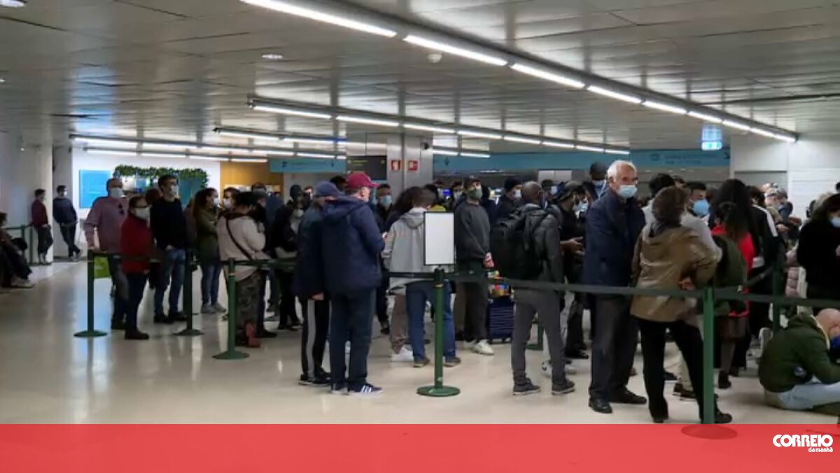 P1 Car Park Lisbon Airport Covid Test www.cmjornal.pt