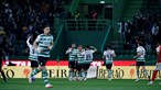 Sporting 1-0 Sp. Braga - Equipas recolhem ao balneário. Veja o vídeo do golo que deu vantagem aos verde e brancos