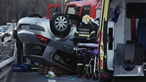 Mulher ferida em acidente entre carro e camião na VCI no Porto 