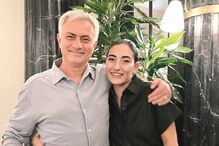 O treinador José Mourinho com a filha Matilde 