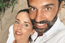 Catarina Gouveia com o marido, Pedro Guerra 